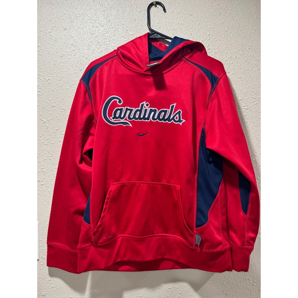 Nike‎ Team Mens Red Navy Blue Pullover Jacket Athletic Training Top